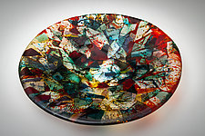 Color Burst Bowl by Carol Green (Art Glass Bowl)
