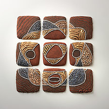 Mountain Beauty by Christopher Gryder (Ceramic Wall Sculpture)