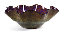 Floppy Bowl by Thomas Kelly (Art Glass Bowl)