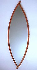 Curved Mirror by David Kiernan (Wood Mirror)