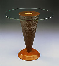Geode Side Table by David Kiernan (Wood Side Table)
