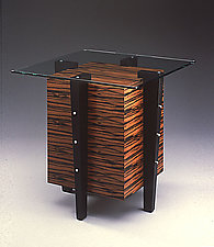 Cube Side Table by David Kiernan (Wood Side Table)