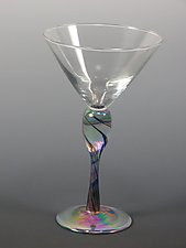 Martini Glass by Mark Rosenbaum (Art Glass Drinkware)
