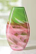 Teardrop Vase by Mark Rosenbaum (Art Glass Vase)