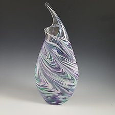 Wave Vase by Mark Rosenbaum (Art Glass Vase)