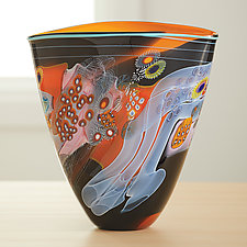 Cosmic Colorfield by Wes Hunting (Art Glass Vessel)