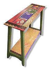 Bombay Entry Table by Wendy Grossman (Wood Console Table)