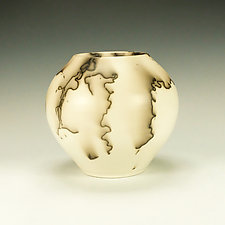 Horsehair Jar III by Lance Timco (Ceramic Vase)