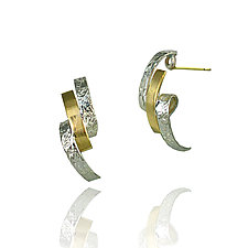 Loop Earrings by Keiko Mita (Gold & Silver Earrings)