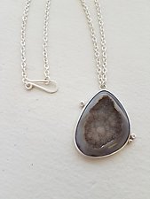 Druzy Necklace by Heather Guidero (Silver & Stone Necklace)