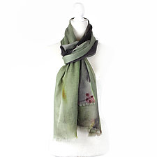 Ombre Wool Cashmere Scarf by Yuh Okano (Wool Scarf)