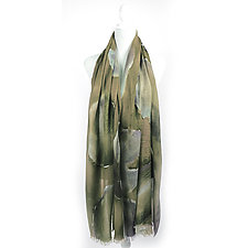Lotus Wool scarf by Yuh Okano (Wool Scarf)