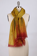 Ombre Wool Cashmere Scarf by Yuh Okano (Wool Scarf)