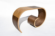 Low Crocus Table Prototype by Kino Guerin (Wood Console Table)