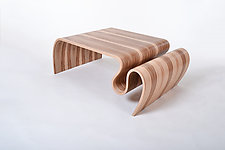 Large Crazy Carpet Table by Kino Guerin (Wood Coffee Table)
