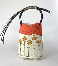 Tall Blooms by Susan Wills (Ceramic Basket)