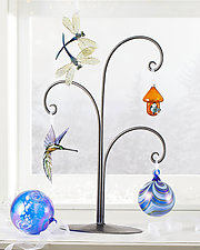 Three Arm Ornament Stand by Steven Bronstein (Metal Ornament Stand)