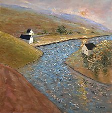 Skyler River Bend by Robert Ferrucci (Giclee Print)