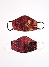 Embroidered Face Masks, Set of 2 by Giselle Shepatin (Reusable Face Masks)
