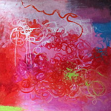 Flickering Moments 2 by Katherine Greene (Acrylic Painting)