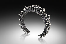 Enoki Cuff Bracelet by Jennifer Chin (Silver Bracelet)