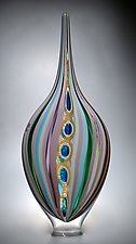 Taupe Resistenza by David Patchen (Art Glass Sculpture)