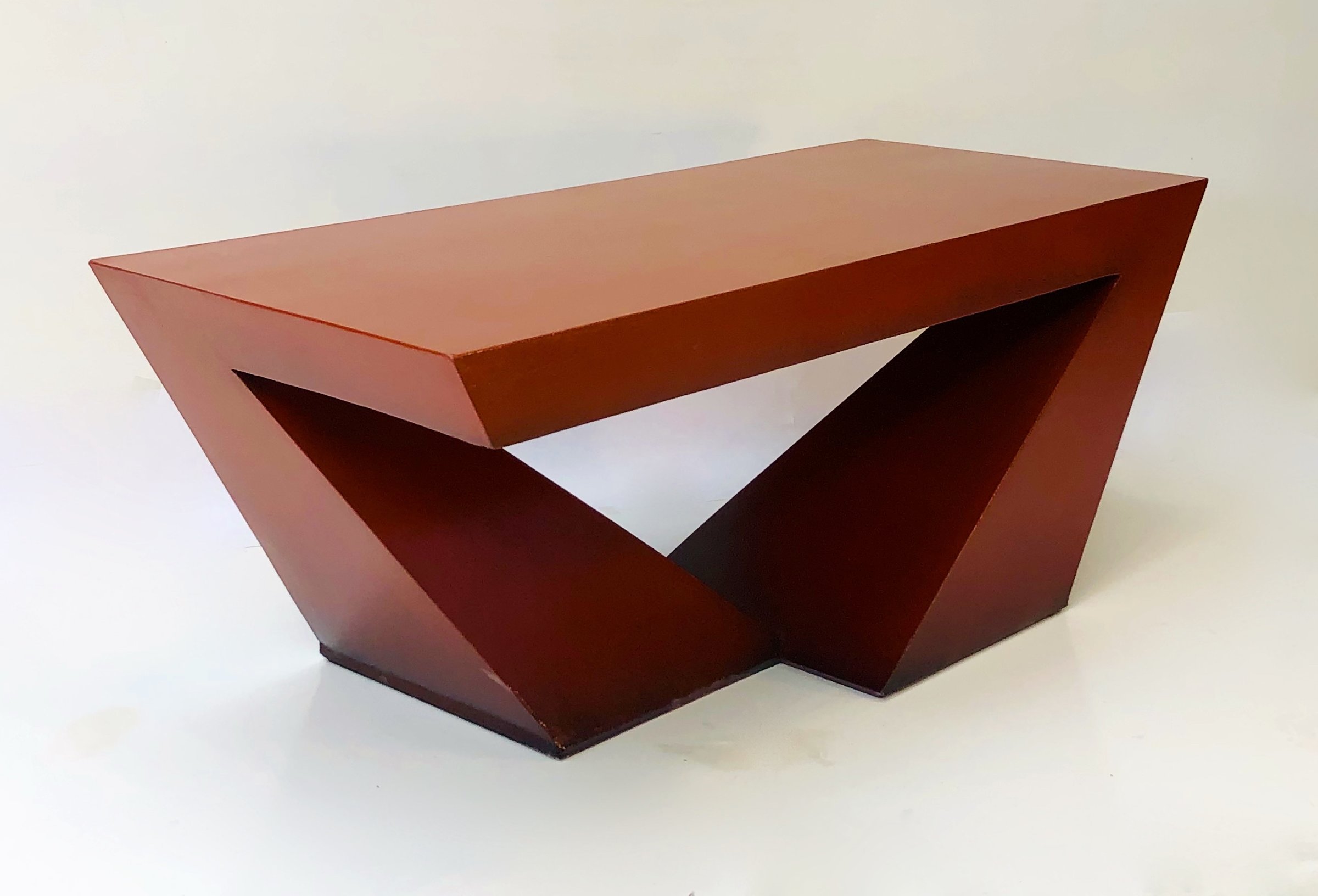 Delta Coffee Table/Bench by John Wilbar (Wood Coffee Table
