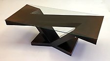 Forged by John Wilbar (Wood Coffee Table)