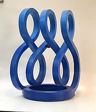 Blue Infinite by John Wilbar (Wood Sculpture)