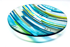 Amidst Silence by Sarinda Jones (Art Glass Platter)