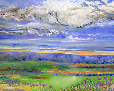 Mountain Meadow by Judy Hawkins (Oil Painting)