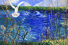 Peace Arriving by Judy Hawkins (Oil Painting)