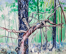 Apple Tree Spirit by Judy Hawkins (Oil Painting)