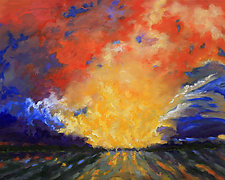 Ablaze by Judy Hawkins (Oil Painting)