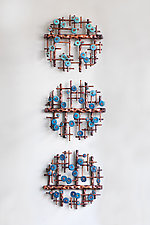 Stages by Hannie Goldgewicht (Mixed-Media Wall Sculpture)
