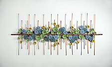 Lakeside by Hannie Goldgewicht (Mixed-Media Wall Sculpture)