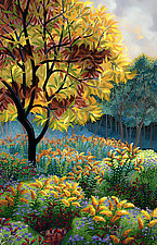 Yellow Tree by Wynn Yarrow (Giclee Print)
