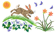 Bunny, Run by Wynn Yarrow (Giclee Print)