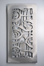 Modern Onion Flowers by Cherie Haney (Metal Wall Sculpture)