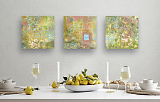 Narcissus Wooden Tile Series by Karen Deans (Pigment Print on Wood)