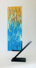 Ocean Gold Refuge II by Alicia Kelemen (Art Glass Sculpture)
