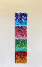 The Seasons III - Icicle Collection by Alicia Kelemen (Art Glass Wall Sculpture)