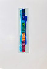 Rainbow Waterfall I by Alicia Kelemen (Art Glass Wall Sculpture)