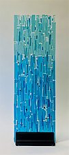 Sapphire Refuge I by Alicia Kelemen (Art Glass Sculpture)