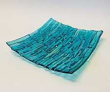 Aqua Refuge by Alicia Kelemen (Art Glass Platter)