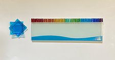 Multicolor Icicle Tray by Alicia Kelemen (Art Glass Tray)