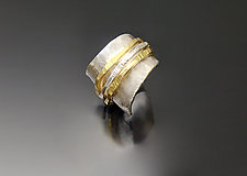 Ran Ring 1 Silver Base by Sana  Doumet (Gold & Silver Ring)