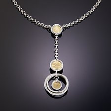 Solar Necklace by Sana Doumet (Gold & Silver Necklace)