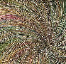 Spiral Grasses II by Helen Klebesadel (Watercolor Painting)