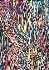 Autumn Grasses I by Helen Klebesadel (Watercolor Painting)